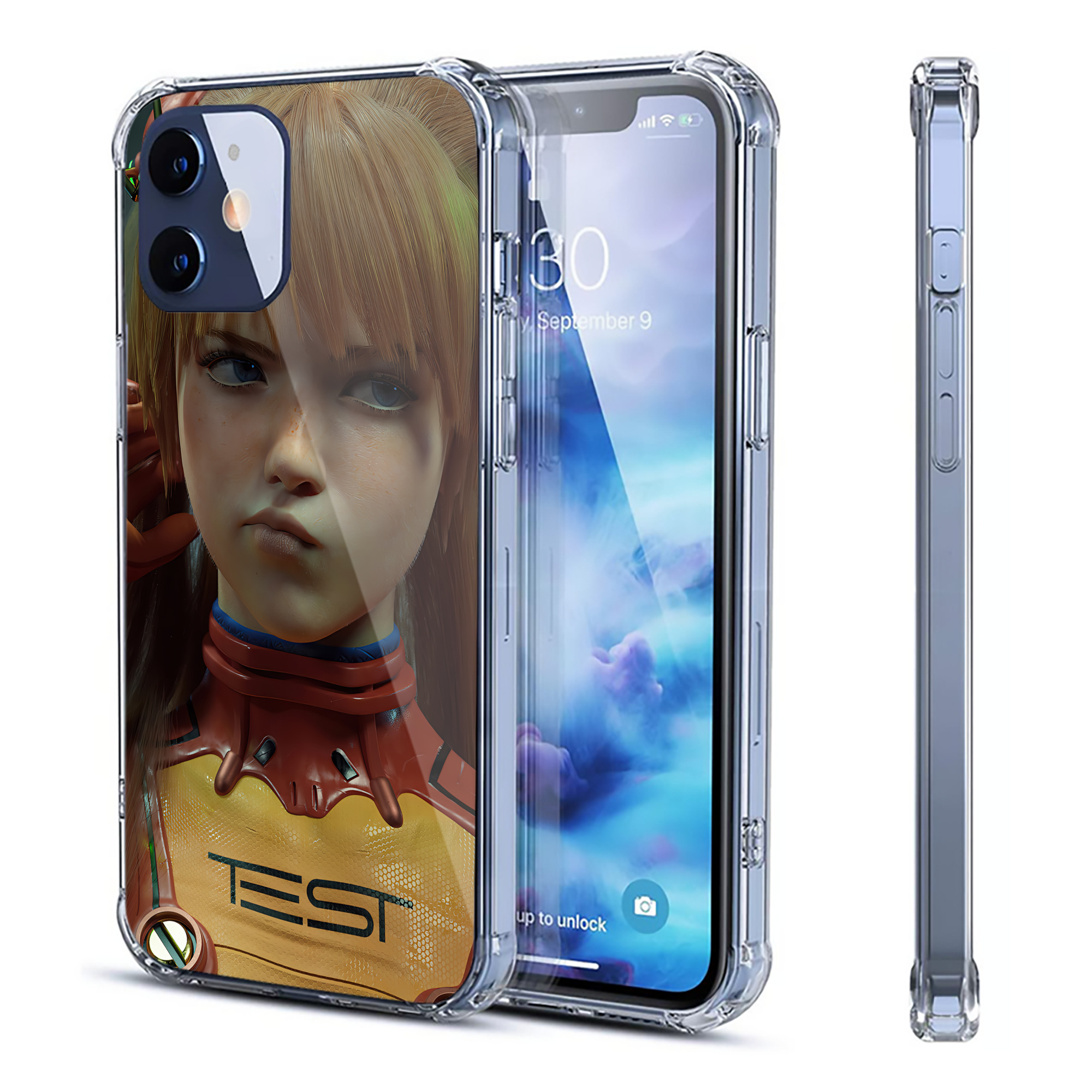 （画像用） EVA 新世紀エヴァンゲリオン 【iPhone 12シリーズ対応】透明スマホケース（クリアソフトケース）